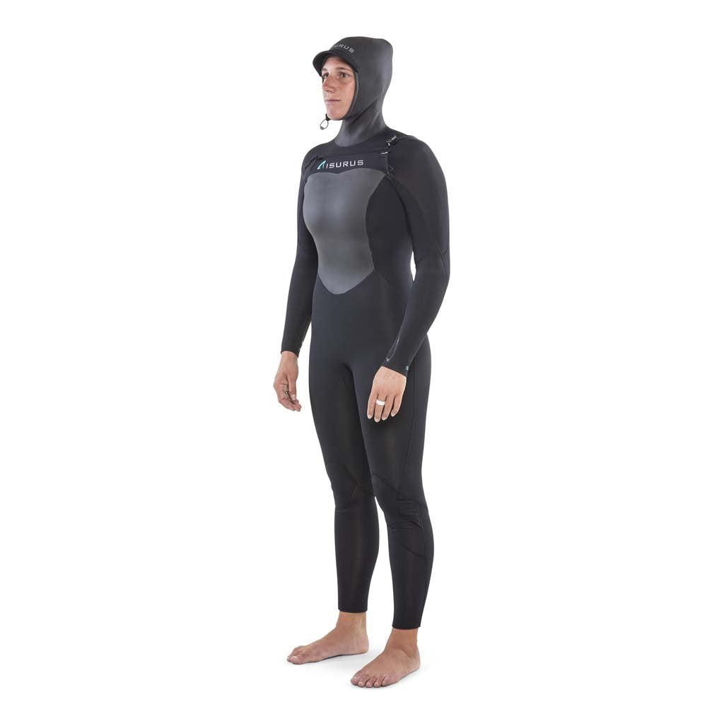 Ti Ember 5.4 Chest Zip Hooded Full Suit Womens Wetsuit