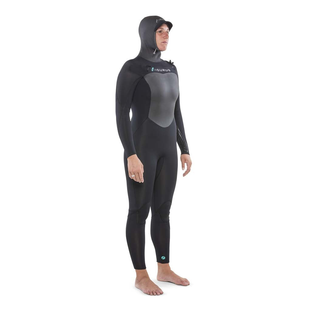 Ti Ember 5.4 Chest Zip Hooded Full Suit Womens Wetsuit
