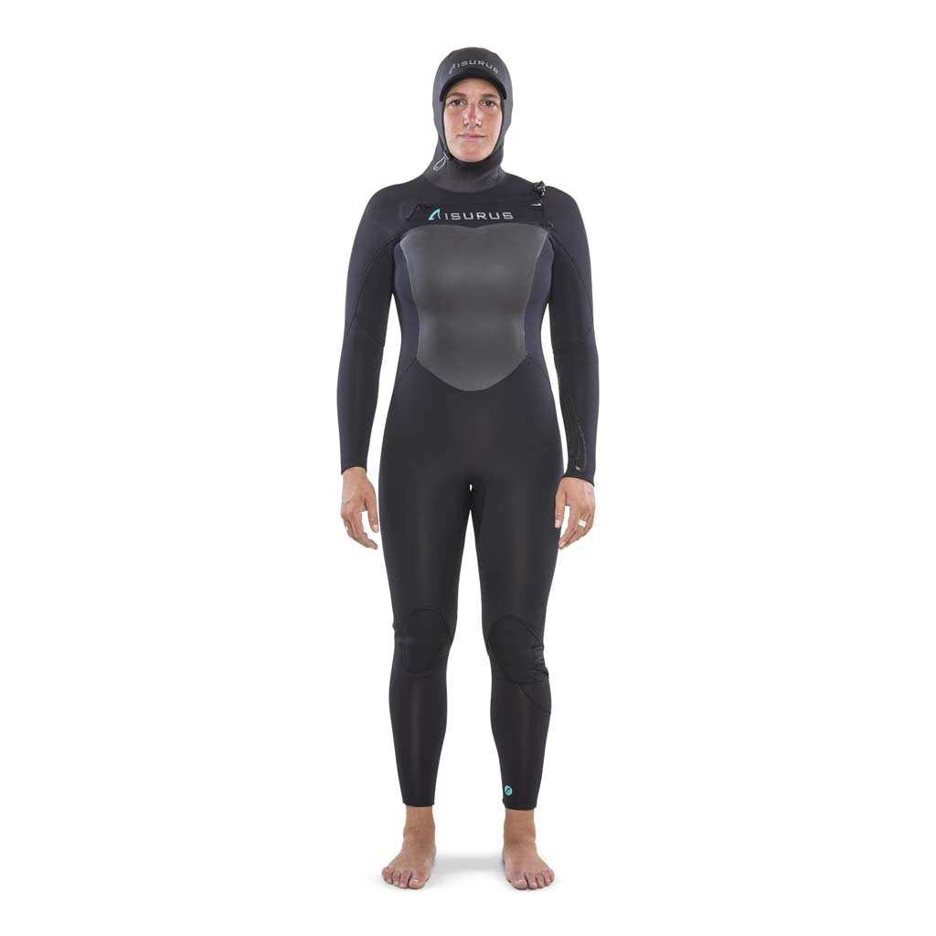 Ti Ember 5.4 Chest Zip Hooded Full Suit Womens Wetsuit