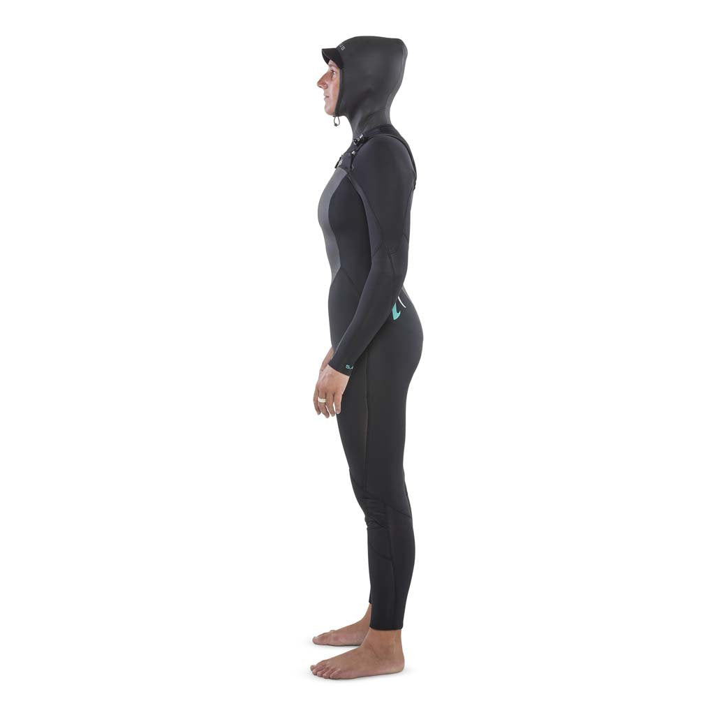 Ti Ember 5.4 Chest Zip Hooded Full Suit Womens Wetsuit