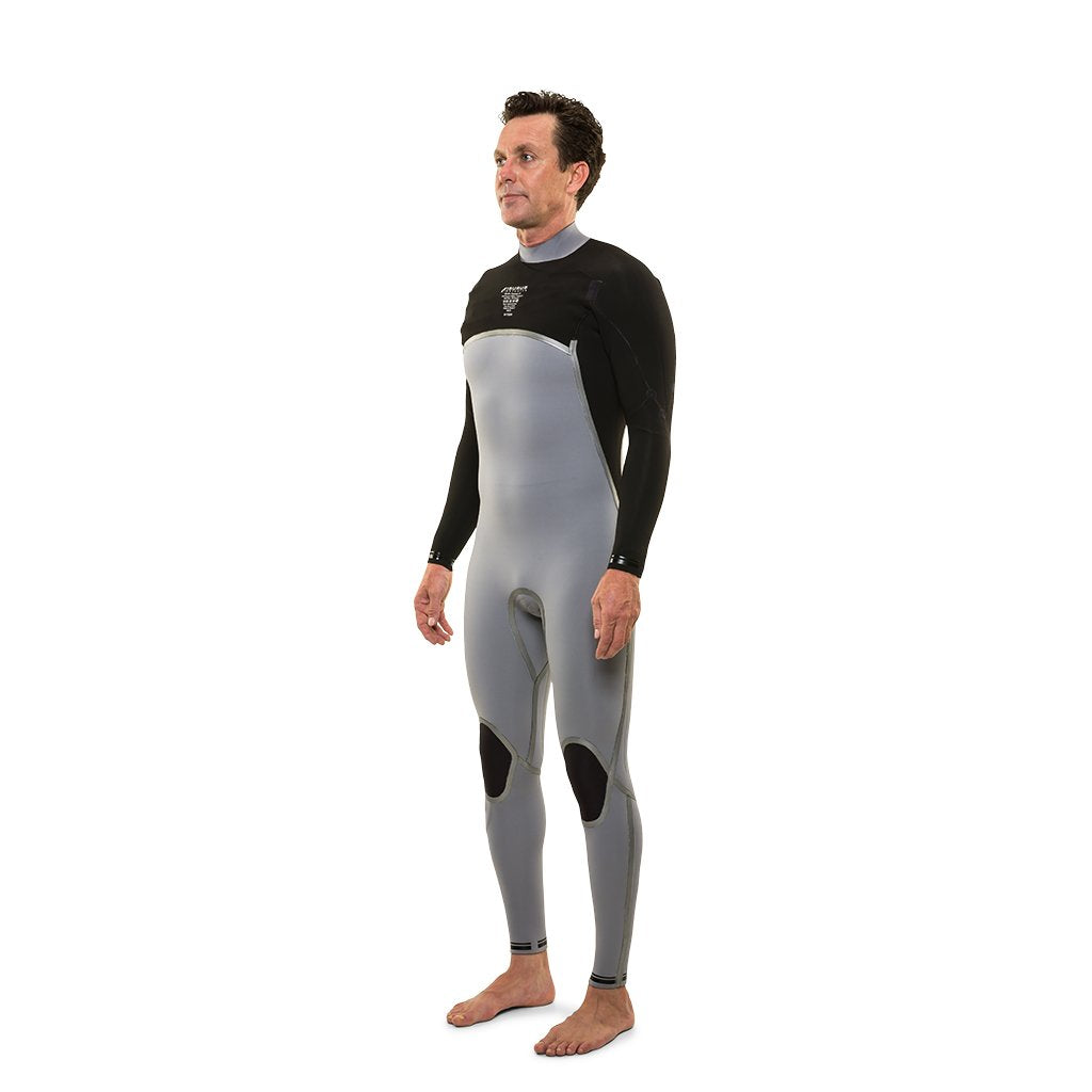 Best 2 mm surfing Wetsuit Yamamoto Neoprene Front Interior View