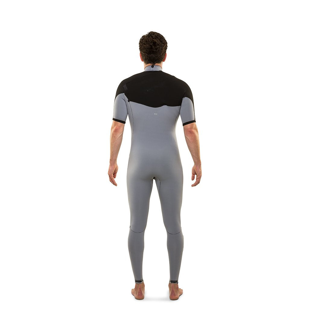 Isurus 2.2 Zipfree Short Arm Wetsuit Yamamoto Neoprene Interior Rear View