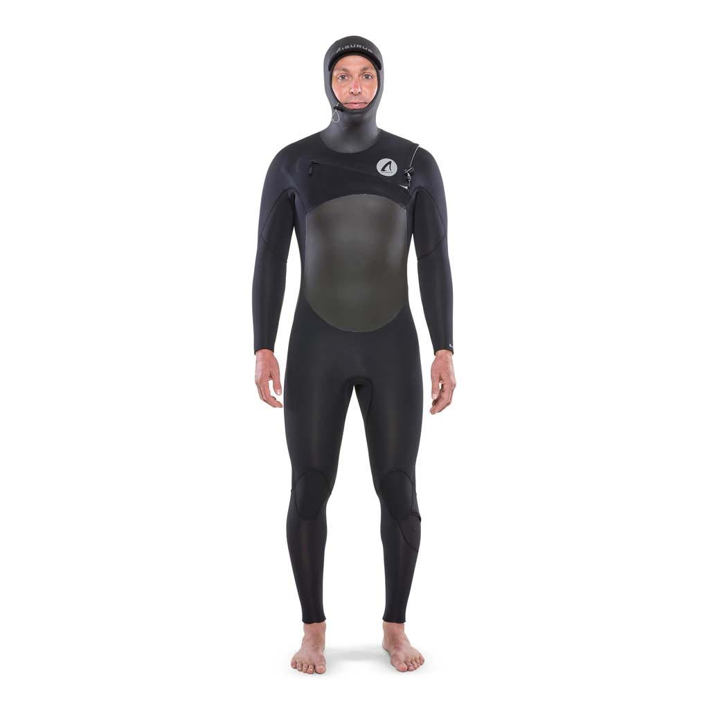 Ti Alpha 5.4 Chest Zip Hooded Full Suit Wetsuit