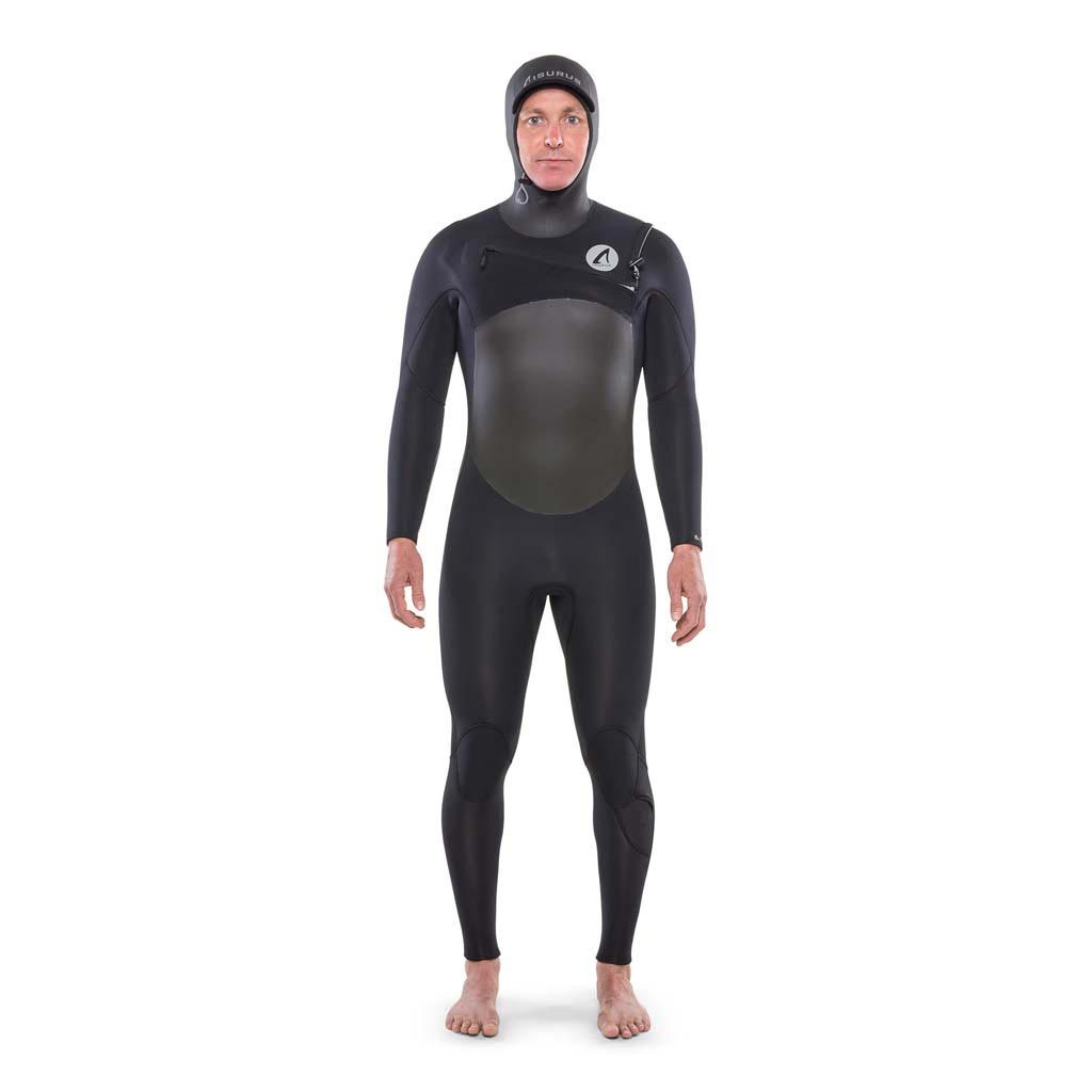 Ti Alpha 5.4 Chest Zip Hooded Full Suit Wetsuit