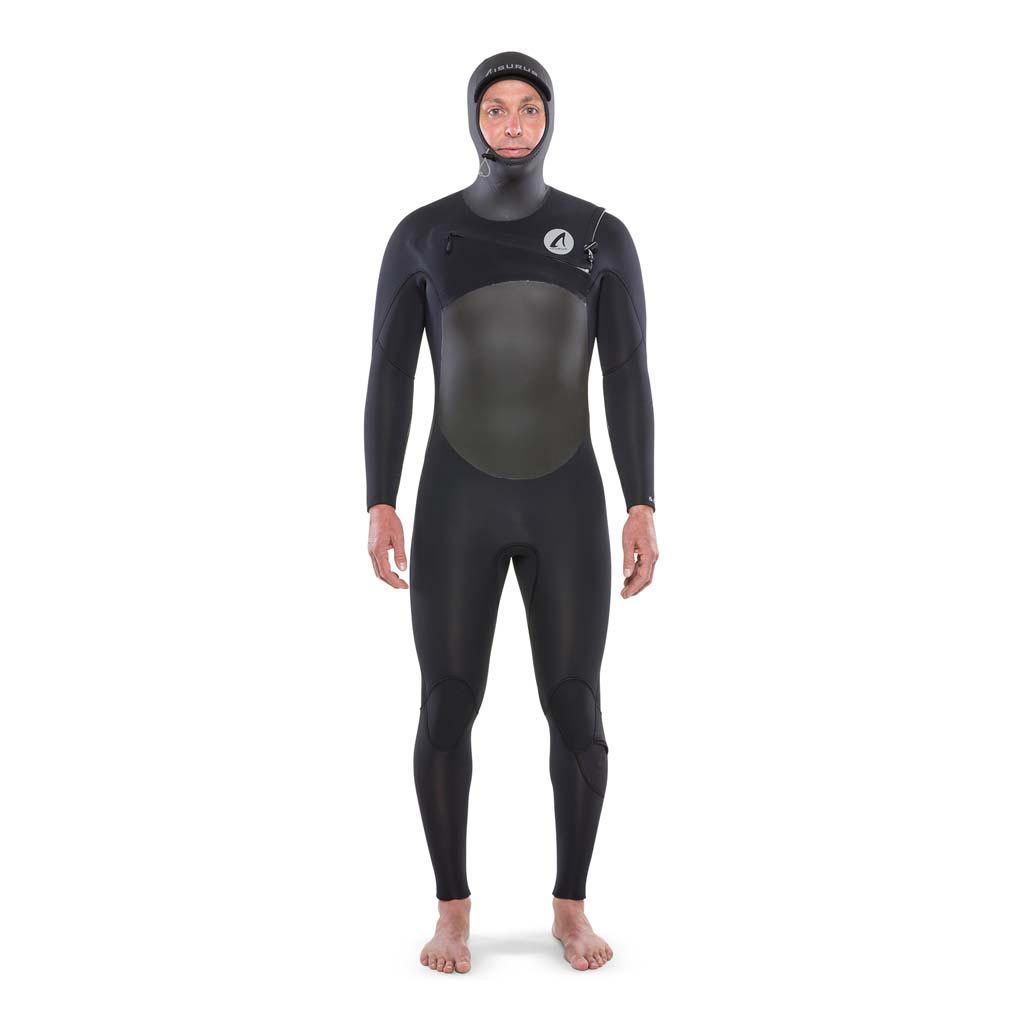 Ti Alpha 6.5 Chest Zip Hooded Full Suit Wetsuit