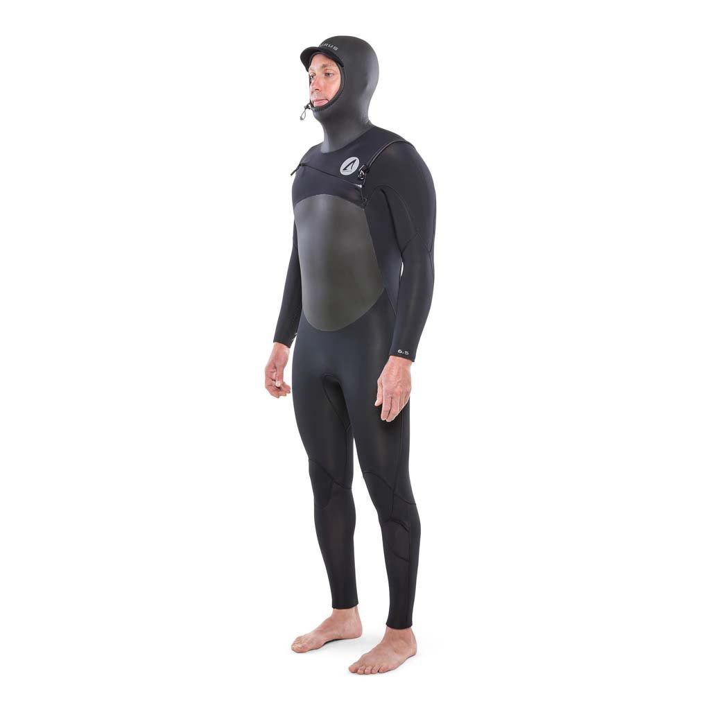 Ti Alpha 6.5 Chest Zip Hooded Full Suit Wetsuit
