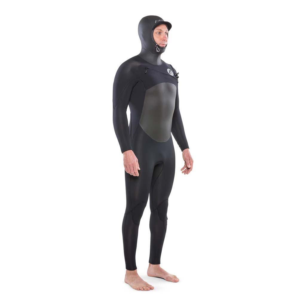 Ti Alpha 6.5 Chest Zip Hooded Full Suit Wetsuit